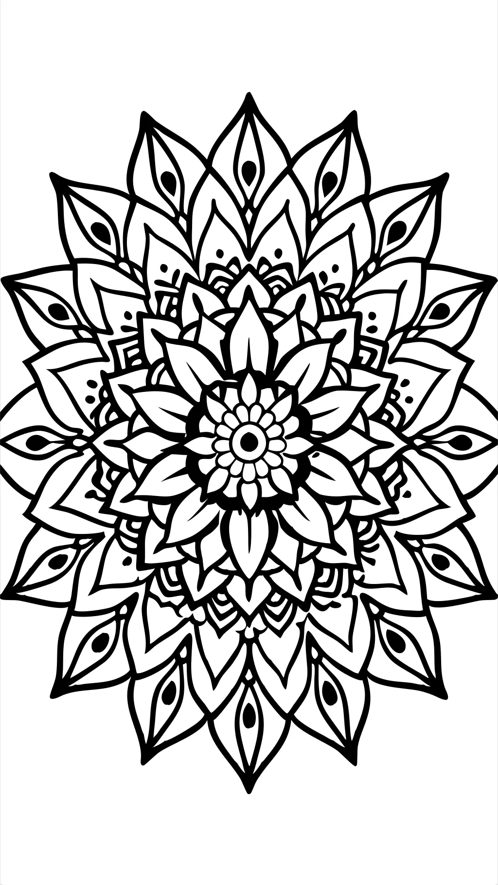 Páginas para colorear de mandala gratis PDF